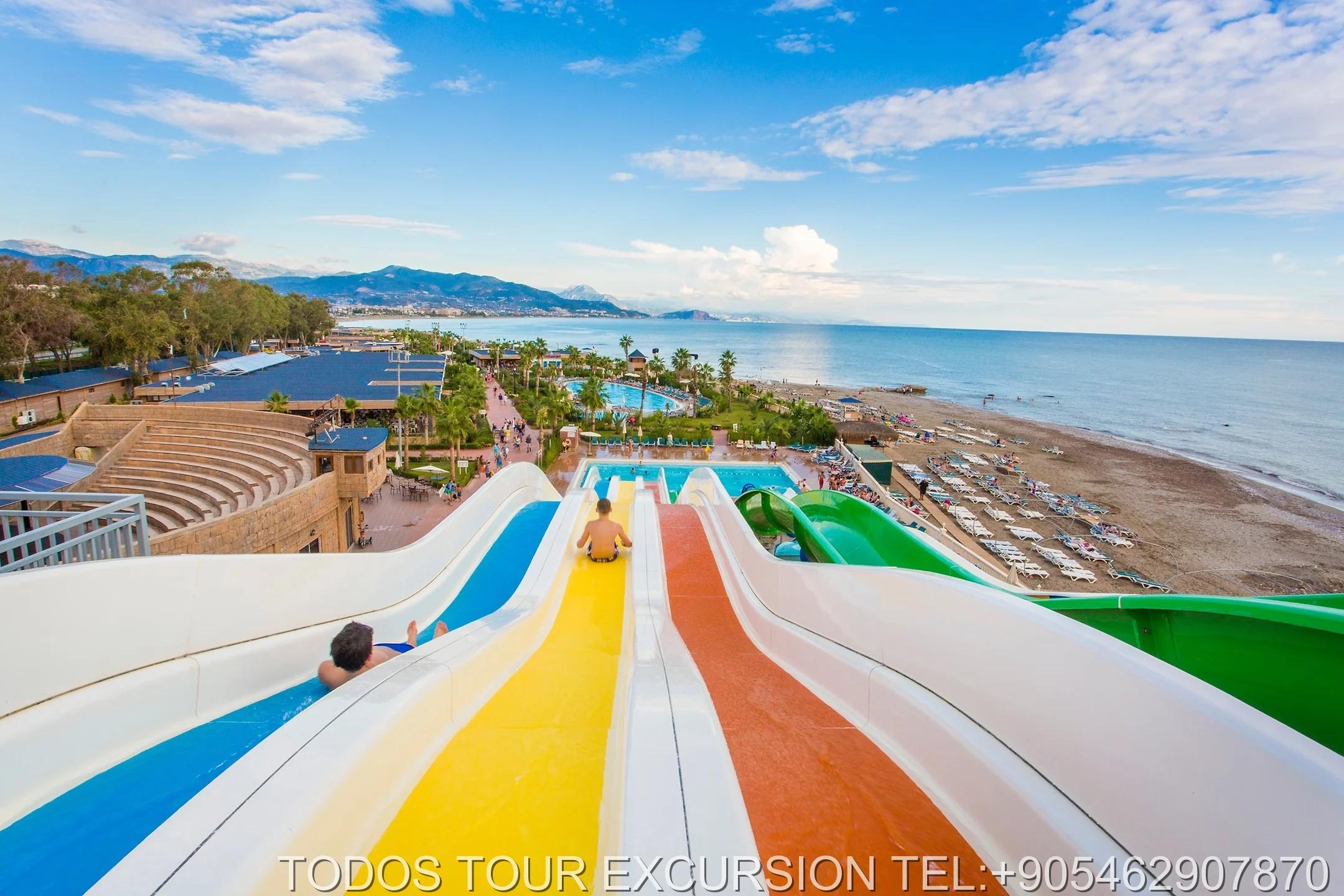 Eftalia Aquapark из Алании — водные горки, бассейны и развлекательный комплекс